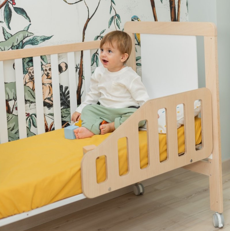 Bezpečnostná zábrana na postieľku - prírodná